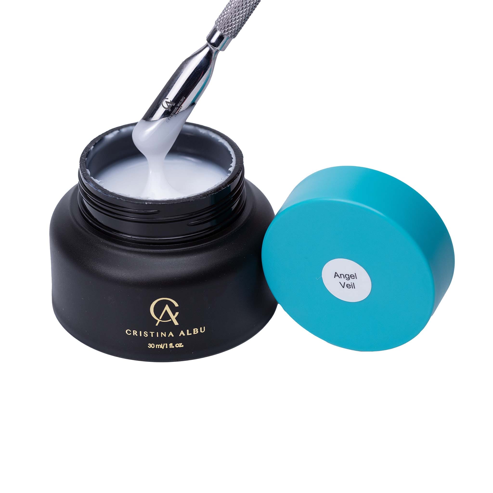 Gel de constructie autonivelant Milky White, Angel Veil, 30g